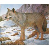 JVD Loup blason chasse