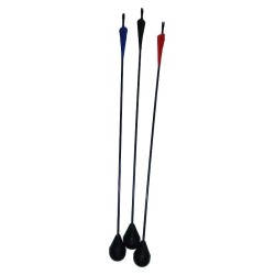 Flèches pour Archery battle avec amortisseur caoutchouc - pack de 4