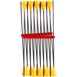ALEXBOW Traits/fléchettes en carbone - pack de 20