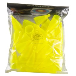 ALEXBOW cones pour fléchettes en carbone  ID 2.5MM - pack de 50