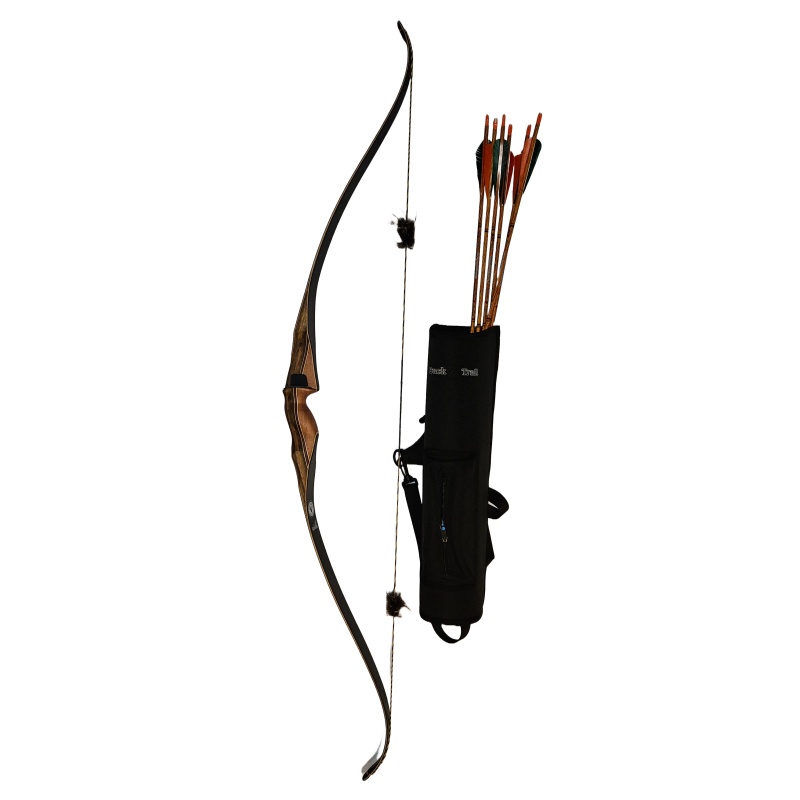 Corde D’arc Recurve PATIKIL – 14 Brins, 50 Lb, AMO 68 (réelle 64,6”), En Polyéthylène Haute Résistance – Blanc