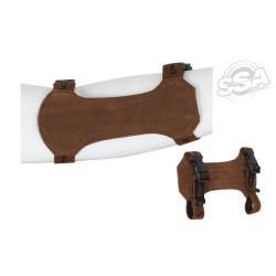 Buck trail natural protège bras - protège bras en cuir - archerie