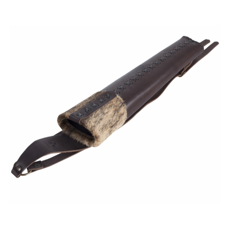 Strele carquois de dos en cuir - carquois traditionnel - archerie traditionnelle