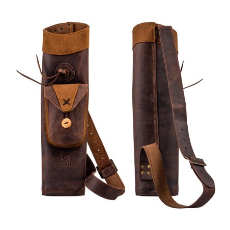 BUCK TRAIL Montauc carquois de dos - carquois cuir - porte flèche