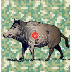 BEARPAW Blason sanglier entrainement tir à l'arc