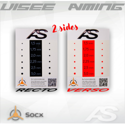 Arc système Socx points de visée pour scope - autocollants scope
