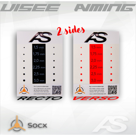 Arc système Socx points de visée pour scope - autocollants scope