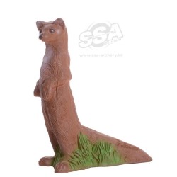 Beier cible 3D en forme de martre debout