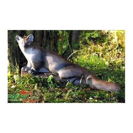NATUR FOAM cible 3D en forme de martre debout