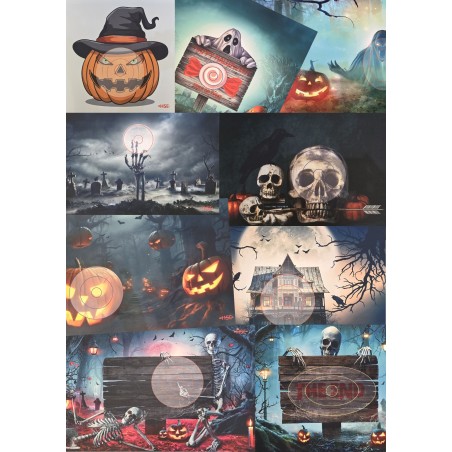 ITAL ESPANSO Blason 2D Halloween Citrouille
