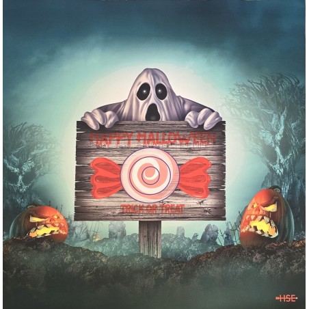 ITAL ESPANSO Blason 2D Halloween Happy Halloween