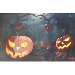 ITAL ESPANSO Blason 2D en mousse Halloween Citrouilles dans les bois