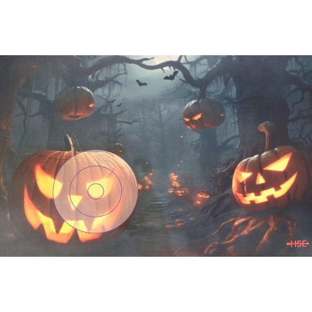 ITAL ESPANSO Blason 2D en mousse Halloween Citrouilles dans les bois