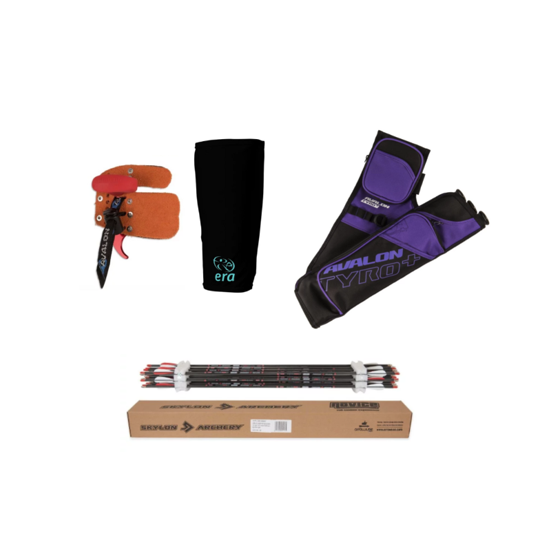 Avalon kit accessoires tir à l'arc flèche rouge Avalon kit accessoires tir à l'arc flèche rouge