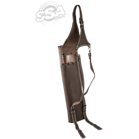 BUCK TRAIL Yuca carquois de dos - carquois cuir - porte flèche