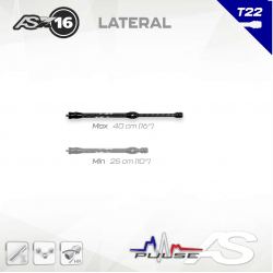 stabilisateur ASx 16 - stab arc à poulies - stabilisateur archerie