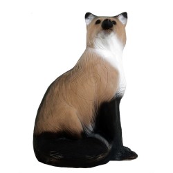 Wild Life cible 3D Renard assis