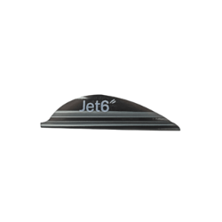 JET 6 Round spines vanes - plumes spiralées - matériel Fita olympique